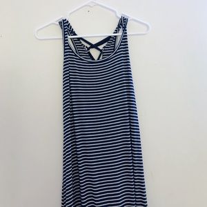 long striped dress